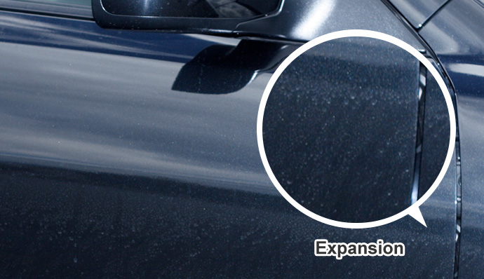 Easily cleans a dirty car.