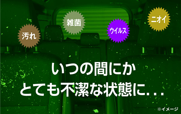 いつの間にかとても不潔な状態に．．．