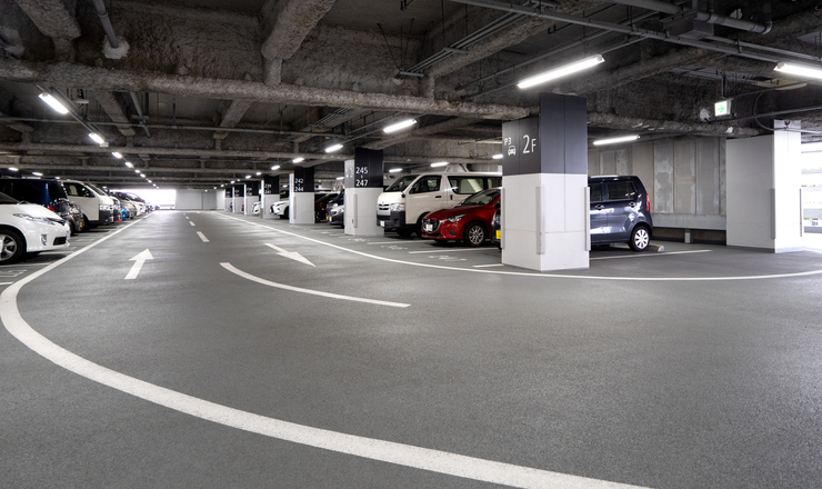 立体駐車場の画像